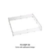 Square Tempered Glass Wind Guard For 36" Pan 1 Square Tempered Glass Wind Guard For 36" Pan -Grand Canyon fg sqp 36