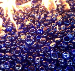 Royal Blue Luster Firebeads 13 Royal Blue Luster Firebeads -Grand Canyon firebeads royal blue luster