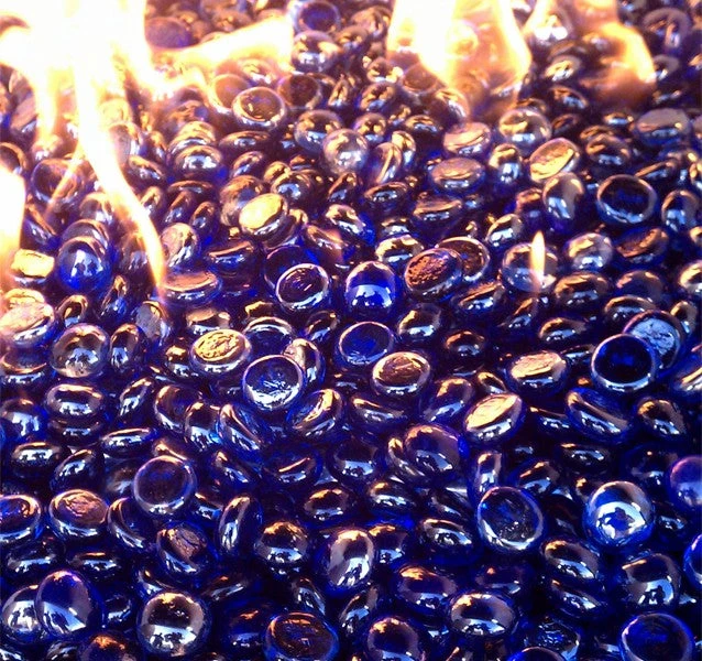 Royal Blue Luster Firebeads 8 Royal Blue Luster Firebeads - Image 6
