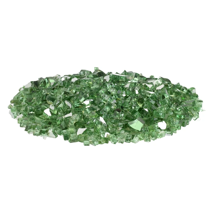 Evergreen Reflective Fire Glass 1/4" 4 Evergreen Reflective Fire Glass 1/4" - Image 2