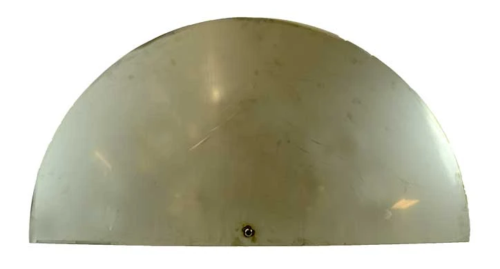 36″ – 48″ Custom 1/2 Circle Flat, Stainless Steel Burner Pan 3 36″ – 48″ Custom 1/2 Circle Flat, Stainless Steel Burner Pan