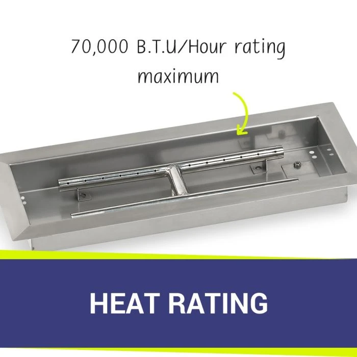 18" Drop In H-Burner With Pan 5 18" Drop In H-Burner With Pan - Image 3