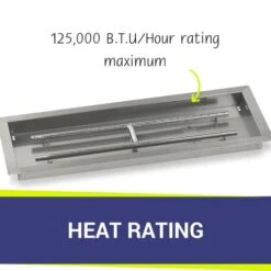 30" Drop In H-Burner With Pan 11 30" Drop In H-Burner With Pan -Grand Canyon heat rating 5 2
