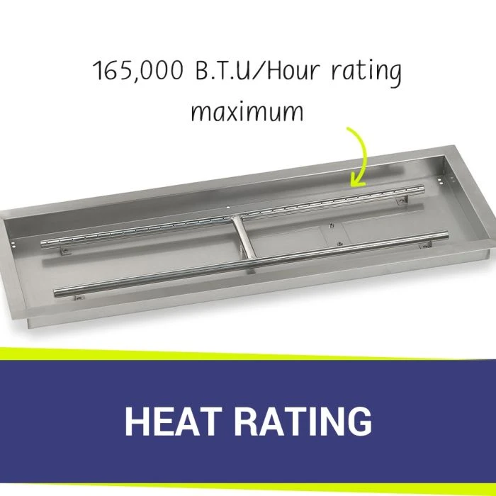 36" Drop In H-Burner With Pan 5 36" Drop In H-Burner With Pan - Image 3