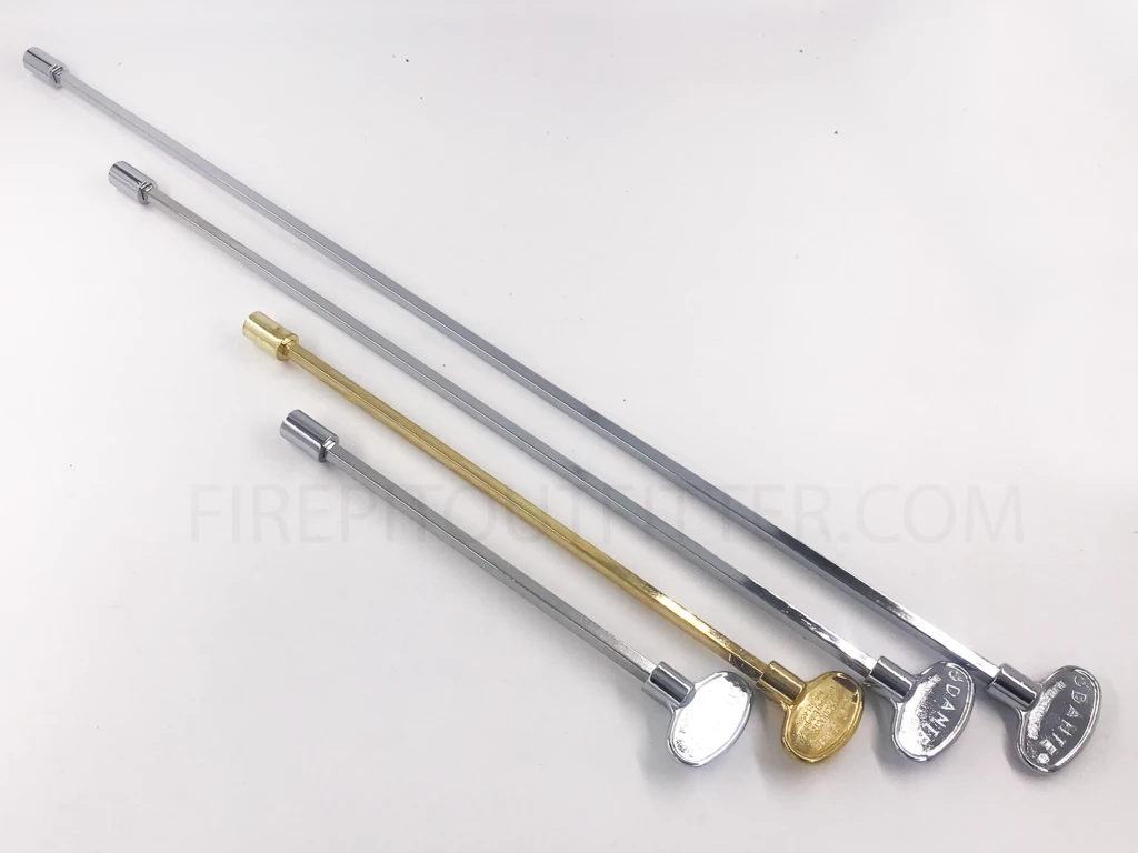 Chrome Valve Keys 8″ To 24″ Lengths 4 Chrome Valve Keys 8″ To 24″ Lengths - Image 2