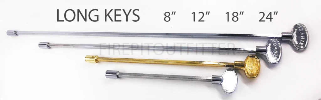 Chrome Valve Keys 8″ To 24″ Lengths 6 Chrome Valve Keys 8″ To 24″ Lengths - Image 4