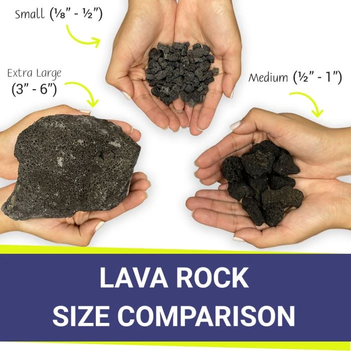 Small Black Lava Rock (1/4"-1/2") 6 Small Black Lava Rock (1/4"-1/2") - Image 4