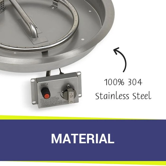 Round Drop-In Pan CSA Certfied Ignition System 6 Round Drop-In Pan CSA Certfied Ignition System - Image 4