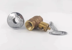 High Capacity Straight Manual Ball Valve With Chrome Flange