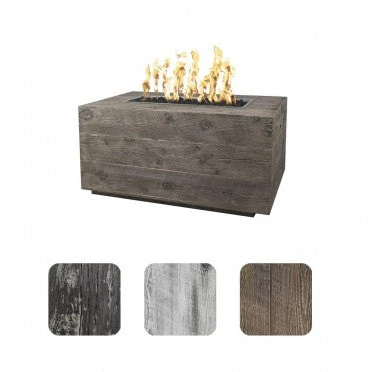 Catalina Wood Grain Finish GFRC Gas Fire Pit (7 Sizes) 4 Catalina Wood Grain Finish GFRC Gas Fire Pit (7 Sizes) - Image 2