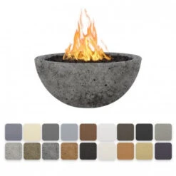 Luna Gas Fire Pit Bowl (2 Sizes, 30″ Or 38″) 19 Luna Gas Fire Pit Bowl (2 Sizes, 30″ Or 38″) -Grand Canyon opt lunxx rgr rustic gray 10 19
