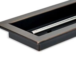 Rectangular Oil Rubbed Bronze Drop-In Pan -Grand Canyon orb corner 3