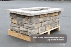 48″ X 30″ Rectangle Custom Stone Gas Fire Pit 27 48″ X 30″ Rectangle Custom Stone Gas Fire Pit -Grand Canyon rect 30x60 lantana grey 768x593 1 1