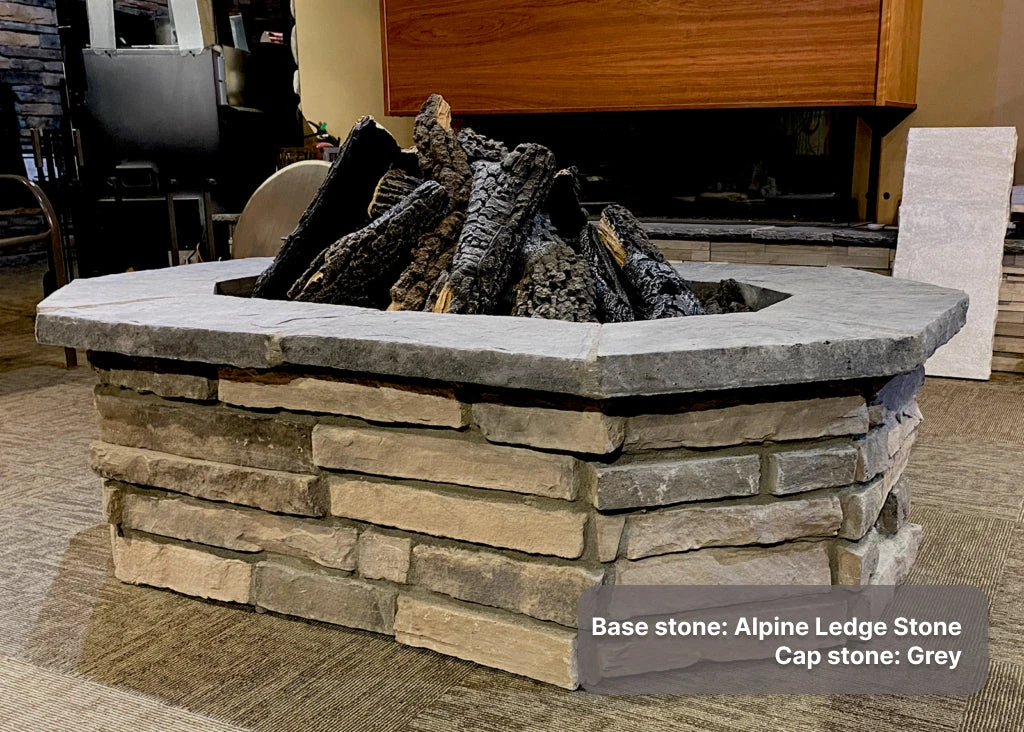 61″ X 42″ Rectagon Custom Stone Gas Fire Pit 18 61″ X 42″ Rectagon Custom Stone Gas Fire Pit - Image 17
