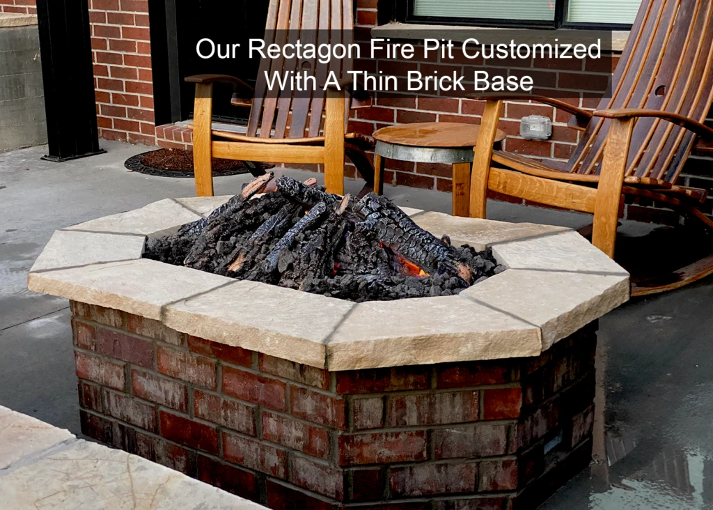 61″ X 42″ Rectagon Custom Stone Gas Fire Pit 19 61″ X 42″ Rectagon Custom Stone Gas Fire Pit - Image 18
