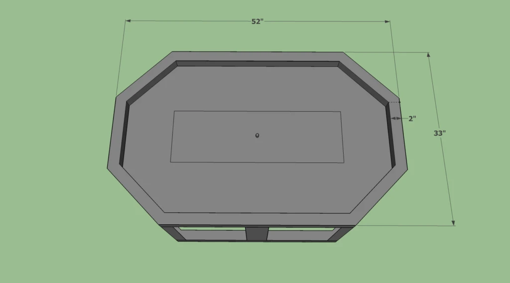Custom Rectagon Fire Pit Kit 52″ X 33″ 8 Custom Rectagon Fire Pit Kit 52″ X 33″ - Image 6