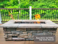 61″ X 31″ Rectangle Custom Stone Gas Fire Pit 27 61″ X 31″ Rectangle Custom Stone Gas Fire Pit -Grand Canyon rectangle custom gas fire pit1