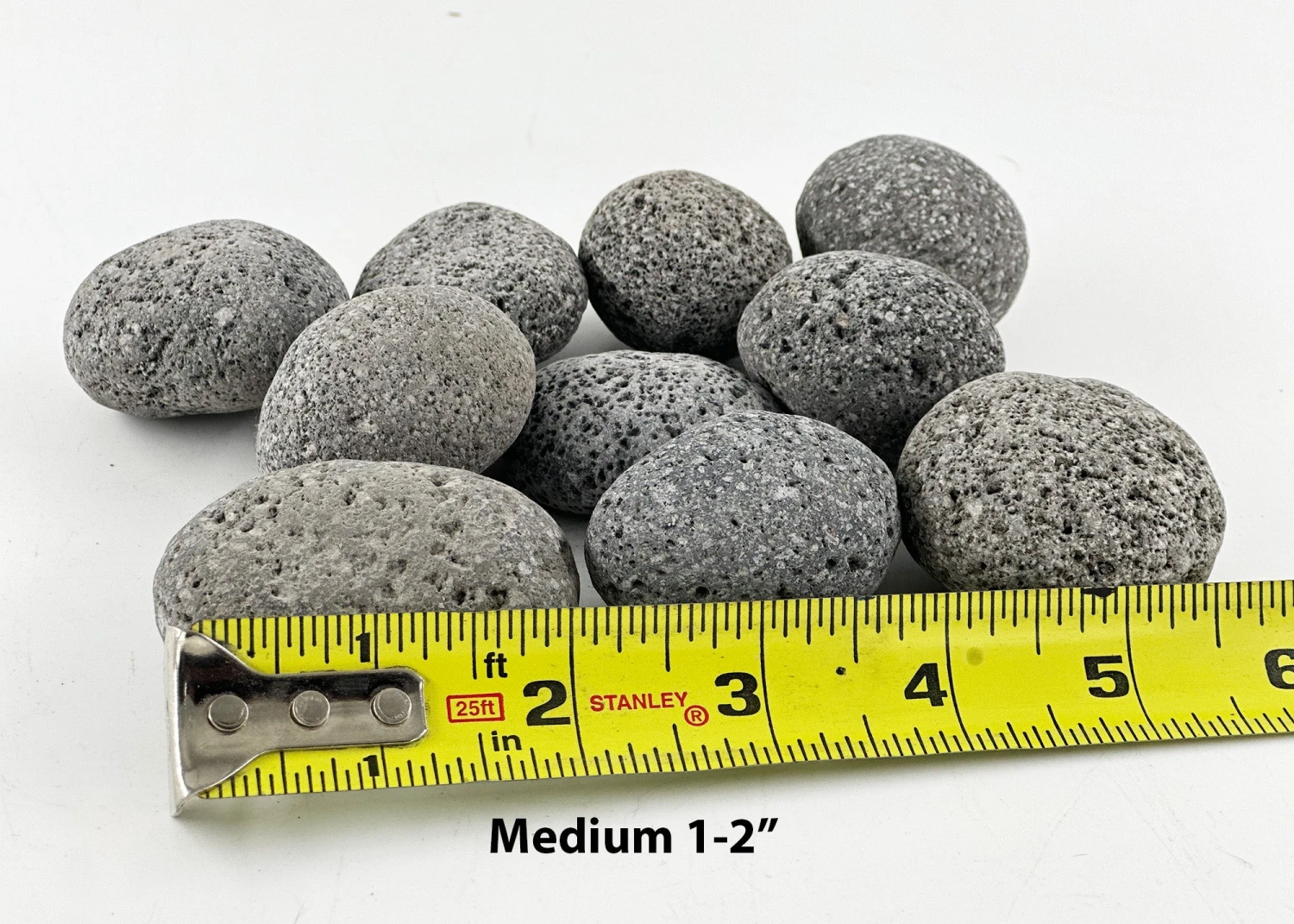 Tumbled Lava Stones - 4 Sizes Available 3 Tumbled Lava Stones - 4 Sizes Available