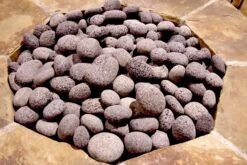 Rolled Lava Stone - Medium Size 7 Rolled Lava Stone - Medium Size -Grand Canyon rolled lava top