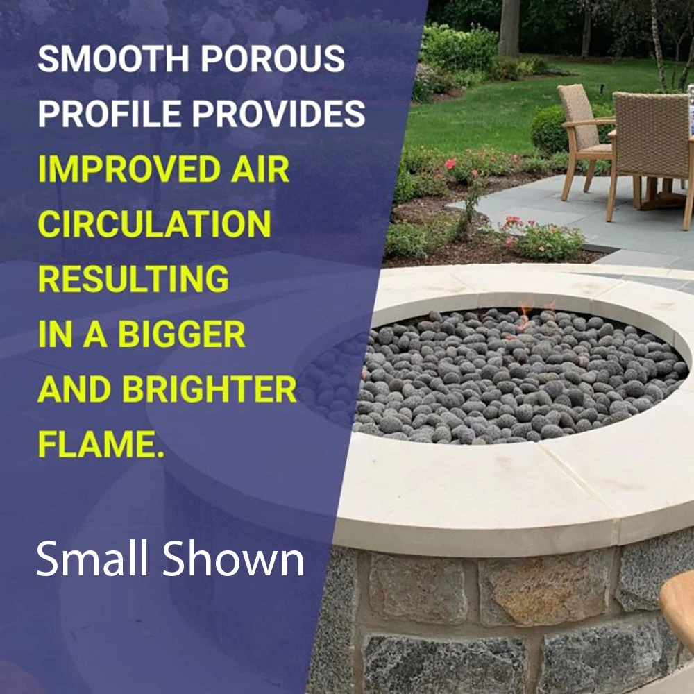 Tumbled Lava Stones - 4 Sizes Available 4 Tumbled Lava Stones - 4 Sizes Available - Image 2