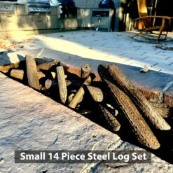 Steel Log Set, 3-sizes 23 Steel Log Set, 3-sizes -Grand Canyon smmall linear