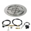 Round Flat Pan With Spark Ignition Kits 1 Round Flat Pan With Spark Ignition Kits -Grand Canyon ssrfpkit24p