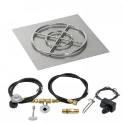 Square Flat Pan With Spark Ignition Kits