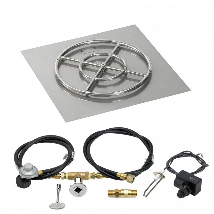 Square Flat Pan With Spark Ignition Kits 3 Square Flat Pan With Spark Ignition Kits