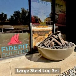 Steel Log Set, 3-sizes 18 Steel Log Set, 3-sizes -Grand Canyon steel log large 2