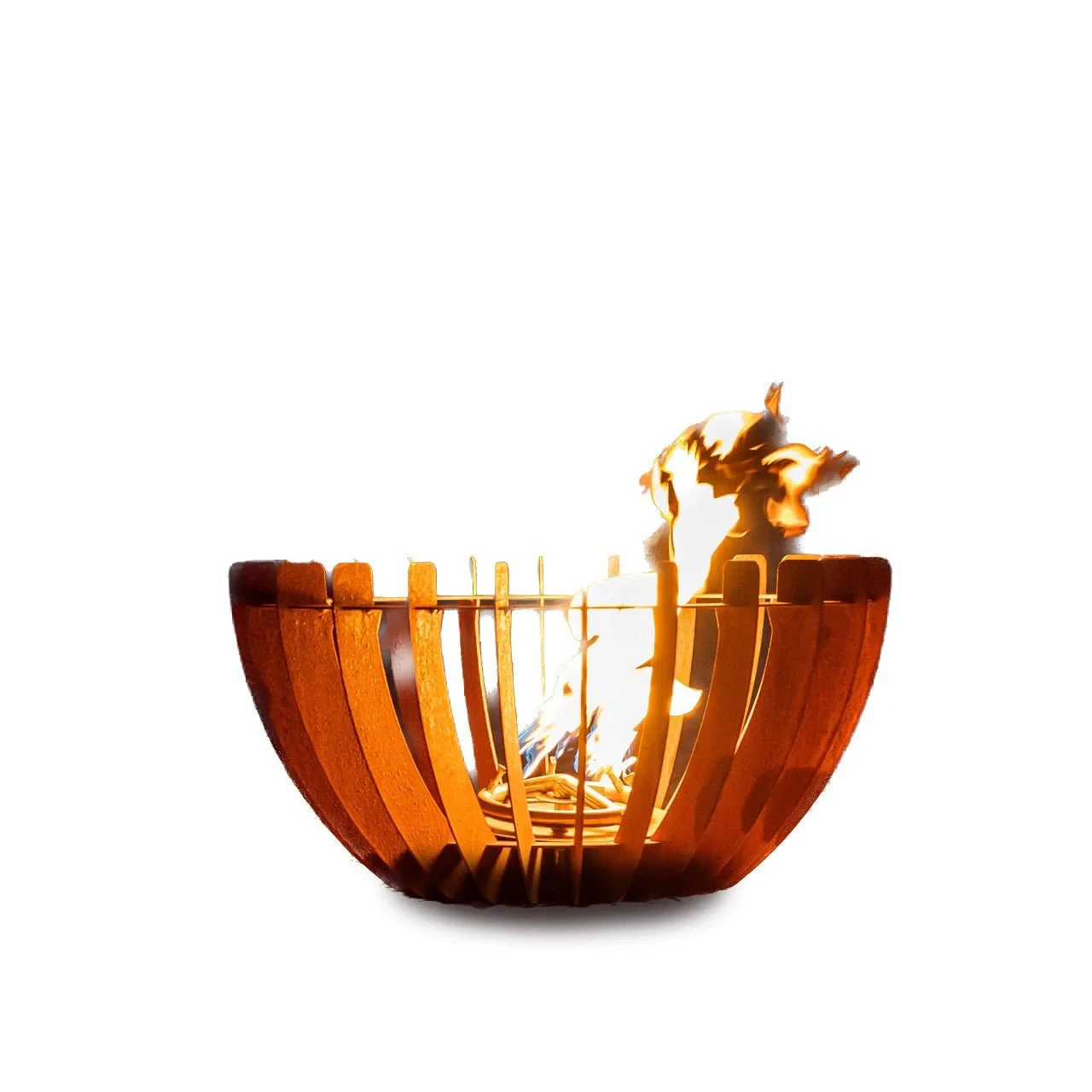 The Astro Cor-Ten Steel Fire Pit Sculpture 4 The Astro Cor-Ten Steel Fire Pit Sculpture - Image 2