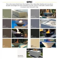 48" Cazo Gas Fire Pit 27 48" Cazo Gas Fire Pit -Grand Canyon top fire color guide gfrc a 09 21 48