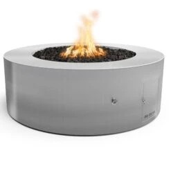 Unity Round Steel Gas Fire Pit 18" High (3 Sizes) 25 Unity Round Steel Gas Fire Pit 18" High (3 Sizes) -Grand Canyon unity