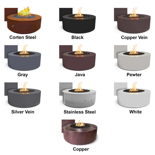 Unity Round Steel Gas Fire Pit 18" High (3 Sizes) 13 Unity Round Steel Gas Fire Pit 18" High (3 Sizes) - Image 11