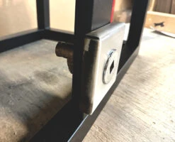 Custom Rectangle Fire Pit Kit 52″ X 22″ 23 Custom Rectangle Fire Pit Kit 52″ X 22″ -Grand Canyon valve mount 1