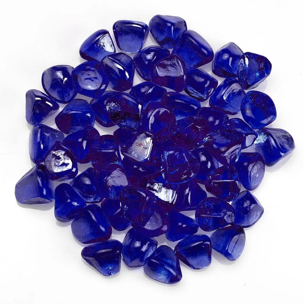 Zircon Midnight Blue Luster Fire Glass 3 Zircon Midnight Blue Luster Fire Glass