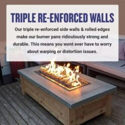 30" Drop In H-Burner With Pan 13 30" Drop In H-Burner With Pan -Grand Canyon zrectangular drop pan gallery image 1 8